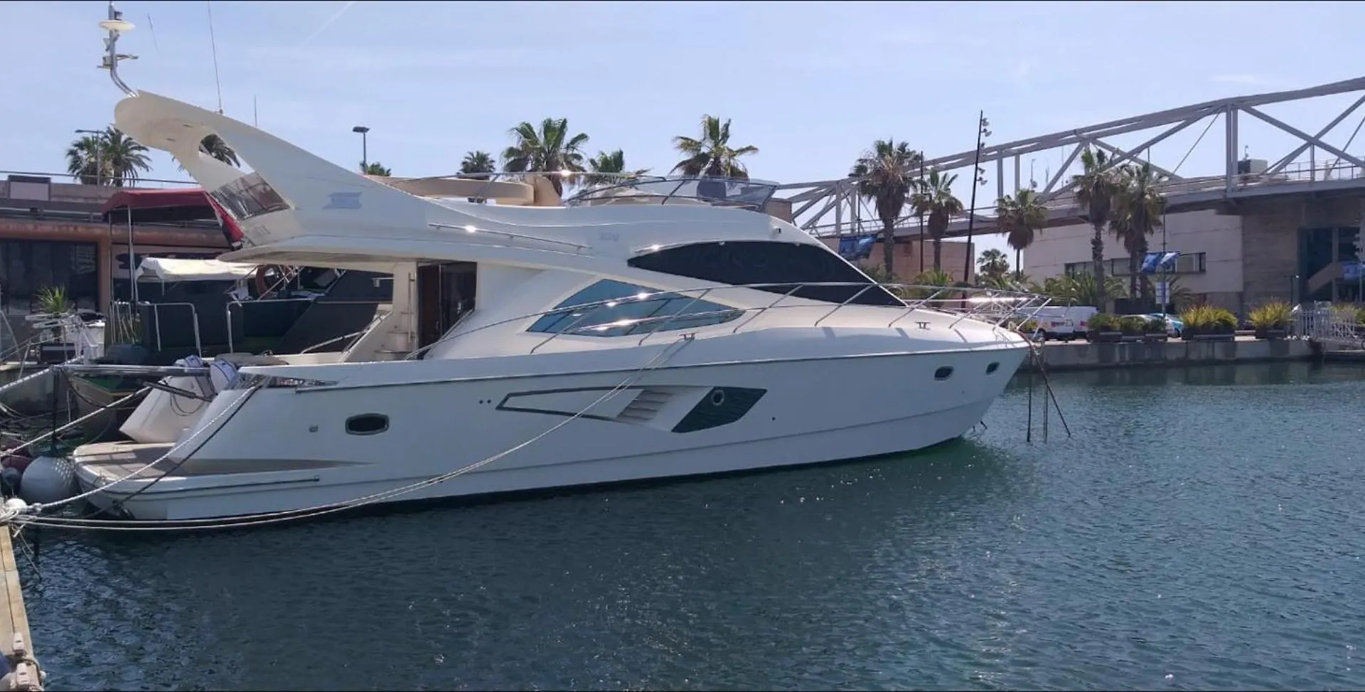 Yacht In Barcelona location